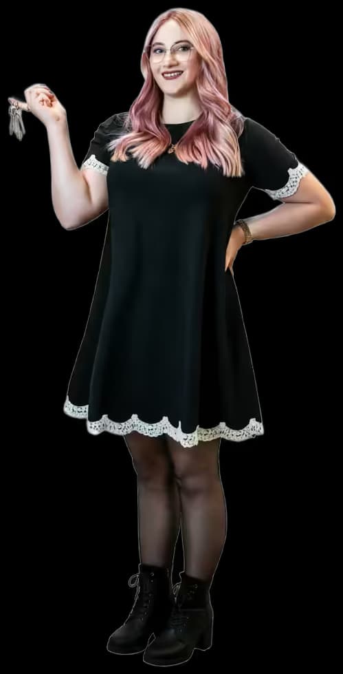 Makléřka Nisa Centrum Reality při práci s klienty